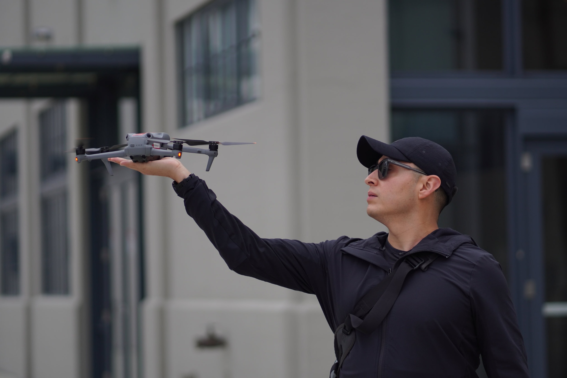 CRE Drone Co. founder with drone